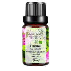 Гераниум – Pelargonium graveolens – 100% Етерично масло - 10 мл